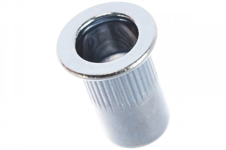 Заклепки резьбовые MESSER цилиндрические с насечкой М6 (сталь, стандартный борт, 50 шт.)