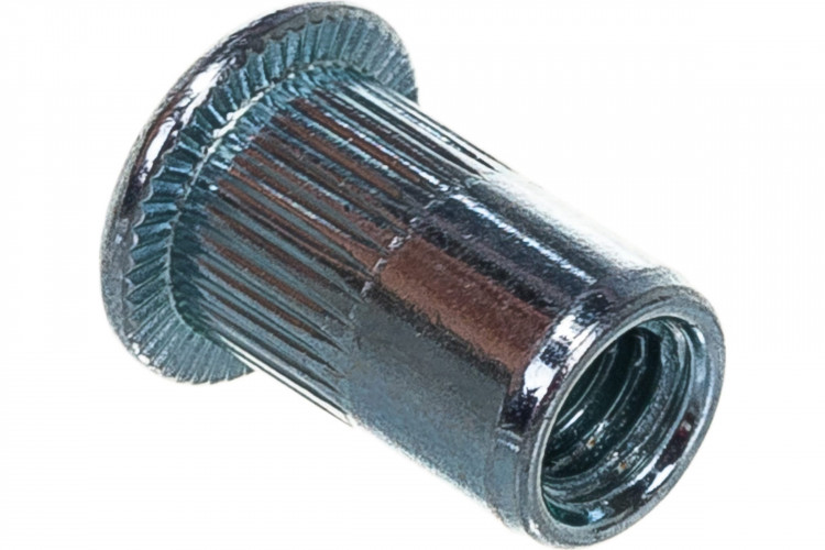 Заклепки резьбовые MESSER цилиндрические с насечкой М6 (сталь, стандартный борт, 50 шт.)