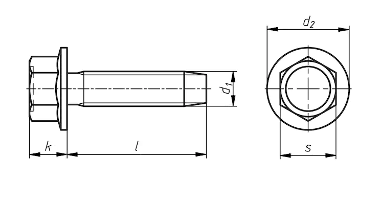 Винт М4 DIN 7500 D стальной цинк