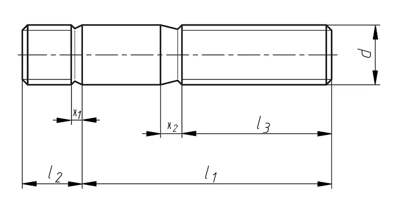 Шпилька М6 DIN 938 стальная 5.8 без покрытия