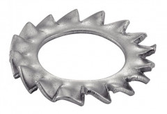 Шайба M3 DIN 6798 А нержавеющая сталь А2