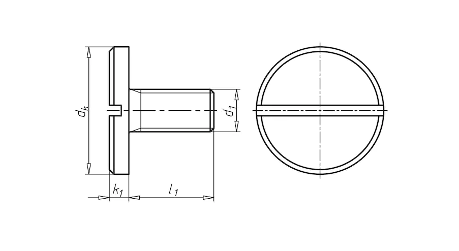 Винт М8 DIN 921 стальной 4.8 цинк