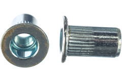 Заклепки резьбовые с насечками "ПРОФИ" ЗУБР М4 (сталь, стандартный борт, 1000 шт)