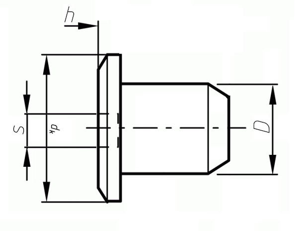 Гайка Ericsson М6 с плоской головкой стальная цинк