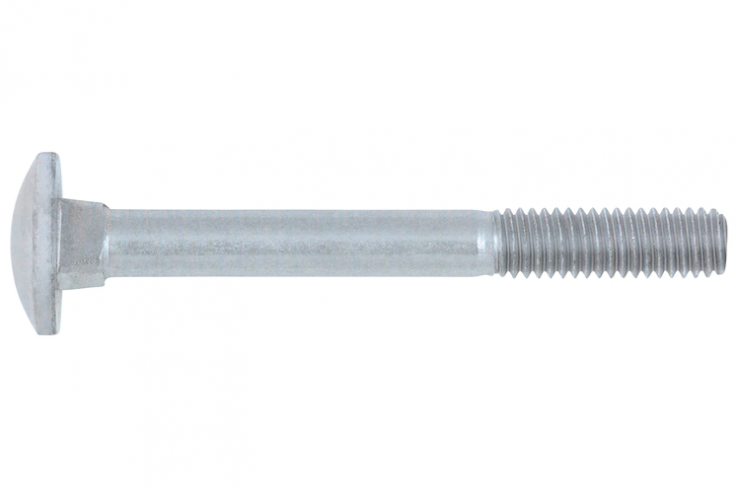 Болт М16 DIN 603 стальной 4.6 цинк