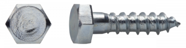 Шуруп 5 DIN 571 стальной цинк