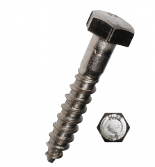 Шуруп 8 DIN 571 нержавеющая сталь А2