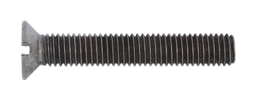 Винт М8 DIN 963 стальной 4.8 без покрытия