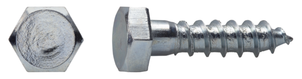 Шуруп 12 DIN 571 стальной цинк