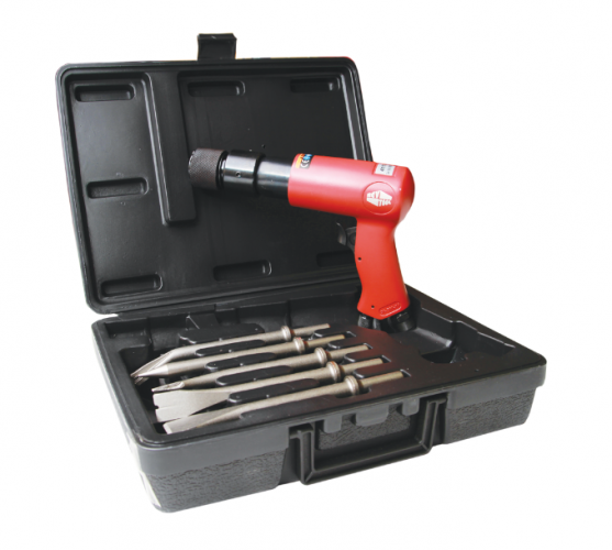 Молоток зубильный пневматический REVTOOL 41107 в кейсе