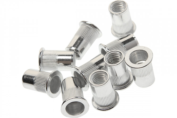 Заклепки алюминиевые резьбовые JTC М4 (стандартный борт, 10 шт)