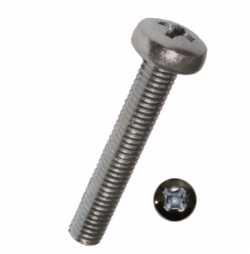 Винт М2.5 DIN 7985 PZ нержавеющая сталь А2