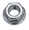 Гайка М6 DIN 6923 стальная 8 цинк