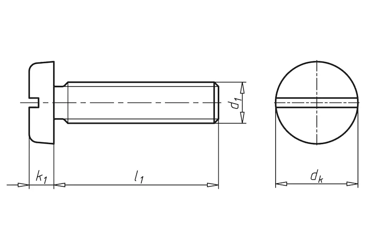 Винт М2 DIN 85 нержавеющая сталь А2