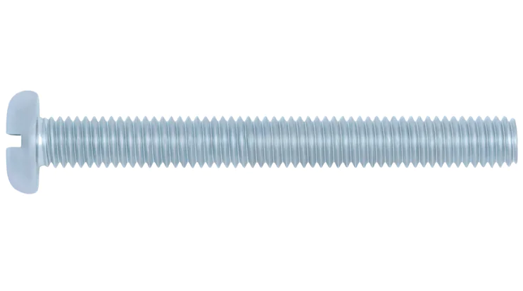 Винт М6 DIN 85 стальной 4.8 цинк