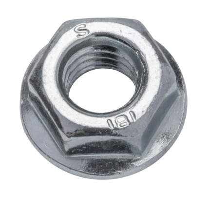 Гайка М12 DIN 6923 стальная 10 цинк