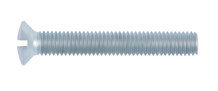 Винт М8 DIN 964 стальной 4.8 цинк