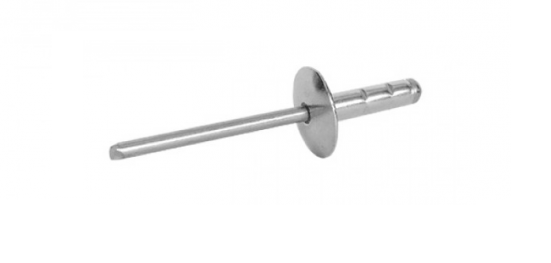 Заклепка многозажимная 4,8x24,8 Ал/сталь экстра широкий бортик