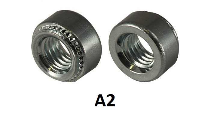 Гайка запрессовочная М2 нержавеющая сталь RCLS