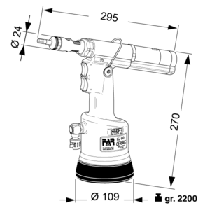 ЗАКЛЕПОЧНИК FAR KJ 60