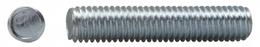 Шпилька М18 DIN 975 стальная 4.8 цинк угол резьбы 45°
