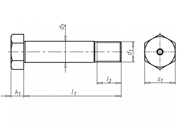 Болт М24 DIN 610 стальной 8.8 без покрытия