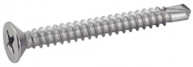 Саморез 4.8 DIN 7504 О (Р) нержавеющая сталь А2