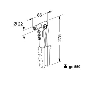 ЗАКЛЕПОЧНИК FAR K39