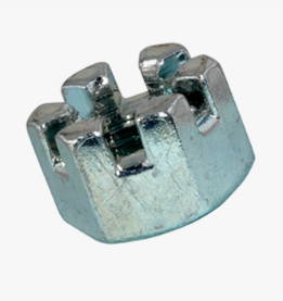 Гайка М10 DIN 935-1 стальная 8 цинк