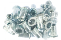 Заклепки резьбовые стальные КОБАЛЬТ стандартный борт M6 (50 шт)