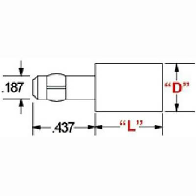 Оправка RS2003-24 15,875 (5/8”) для пресс-заклепочника AIRPRO