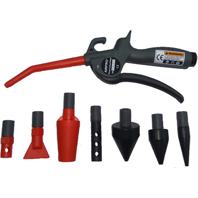 Обдувочный пистолет AIRPRO BGB601-4SK с комплектом наконечников для продувки