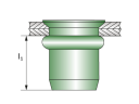 Заклепка закрытая потайной бортик М5
