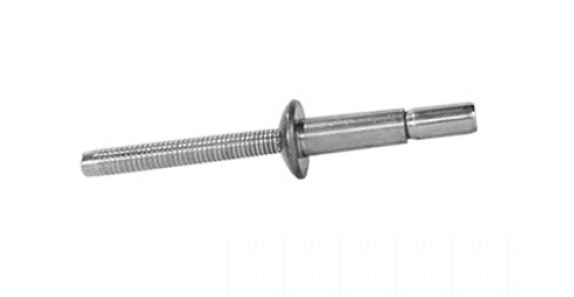 Заклепка усиленная 6,4x14 нерж/нерж стандартный бортик MONOBOLT