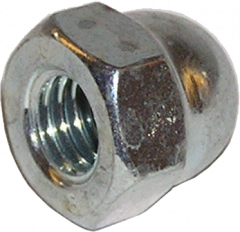 Гайка М12 DIN 1587 стальная 6 цинк