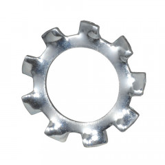 Шайба M8 DIN 6797 А стальная цинк