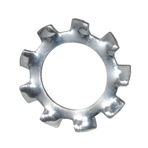 Шайба M10 DIN 6797 А стальная цинк