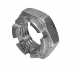 Гайка М12 DIN 937 стальная 17 H цинк