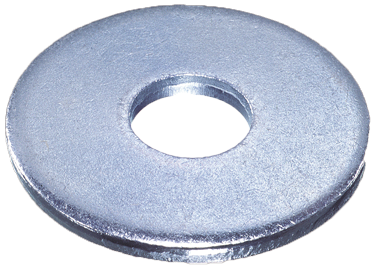 Шайба М10 DIN 440 R стальная цинк
