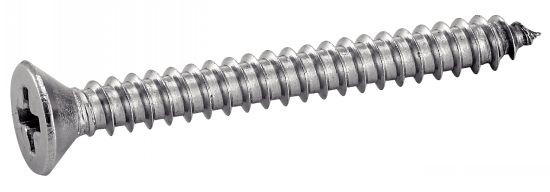 Саморез 4.8 DIN 7982 С нержавеющая сталь А2 PZ