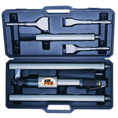Шабер пневматический с комплектом зубил AIRPRO SA7500K в кейсе