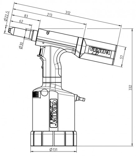 ЗАКЛЕПОЧНИК GESIPA TAURUS 4