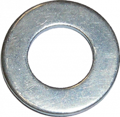 Шайба М2.5 DIN 125 A стальная 140 HV цинк